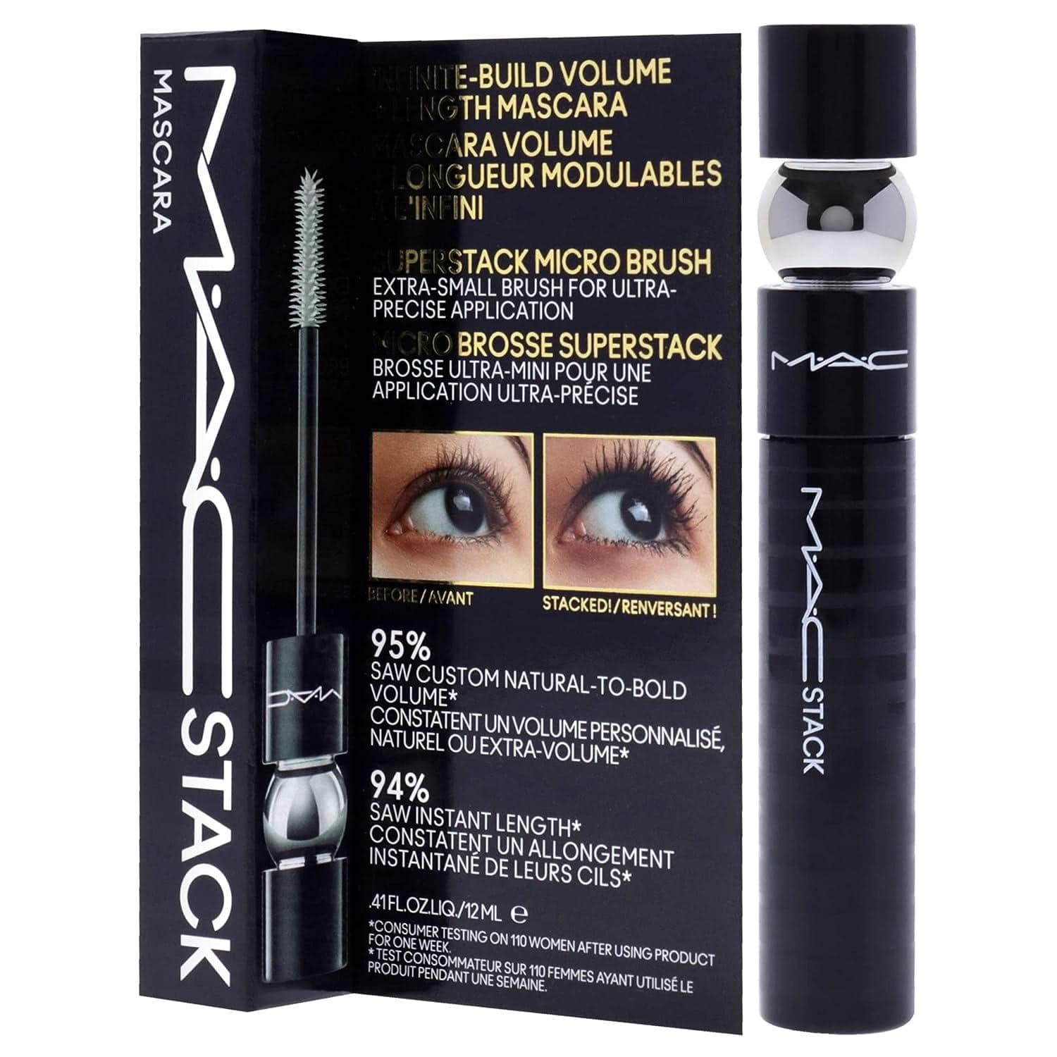 MAC MAC Stack Mascara Superstack Micro Brush Mascara Women 0.41 oz