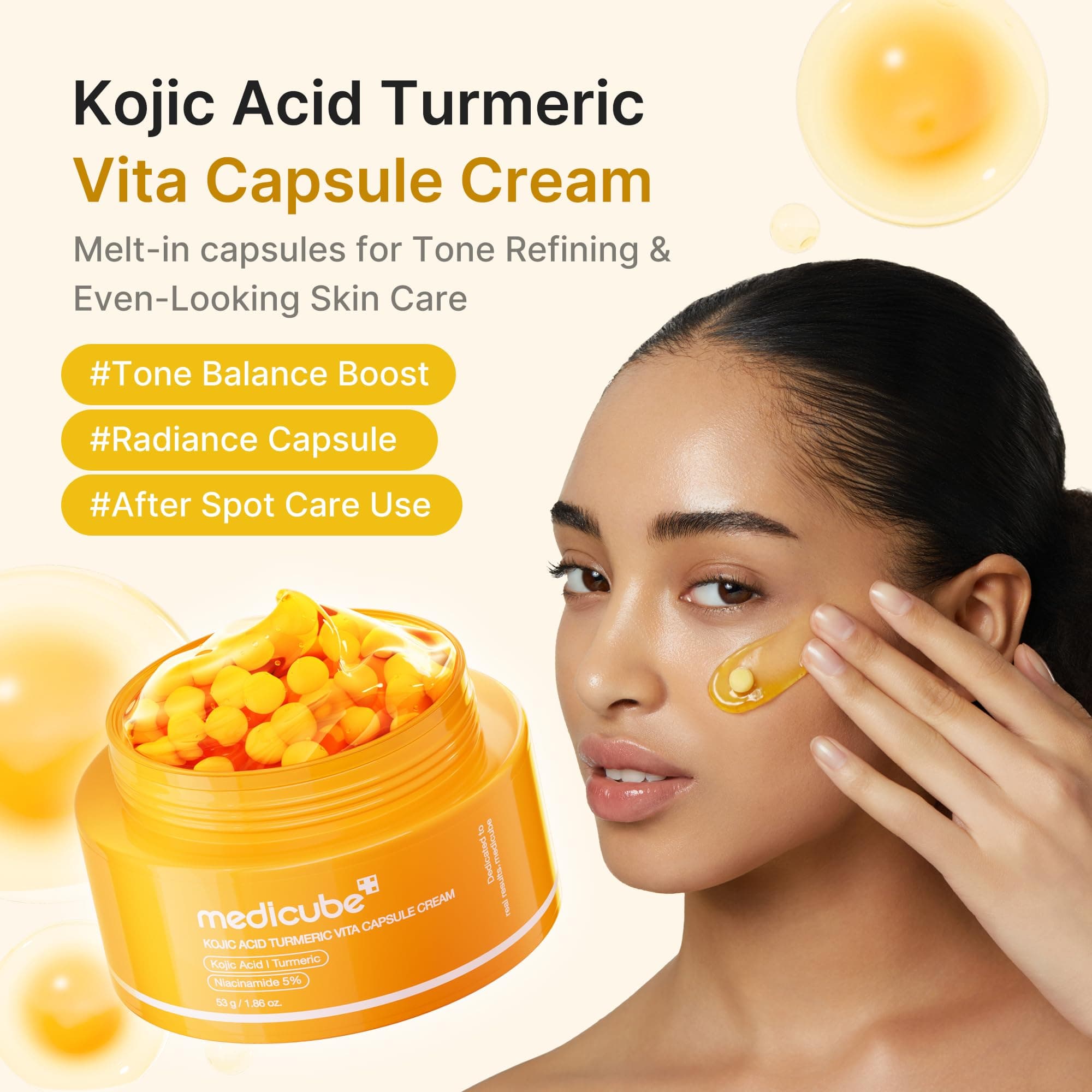 Kojic Acid Turmeric Vita Capsule Cream 53g — foto 2