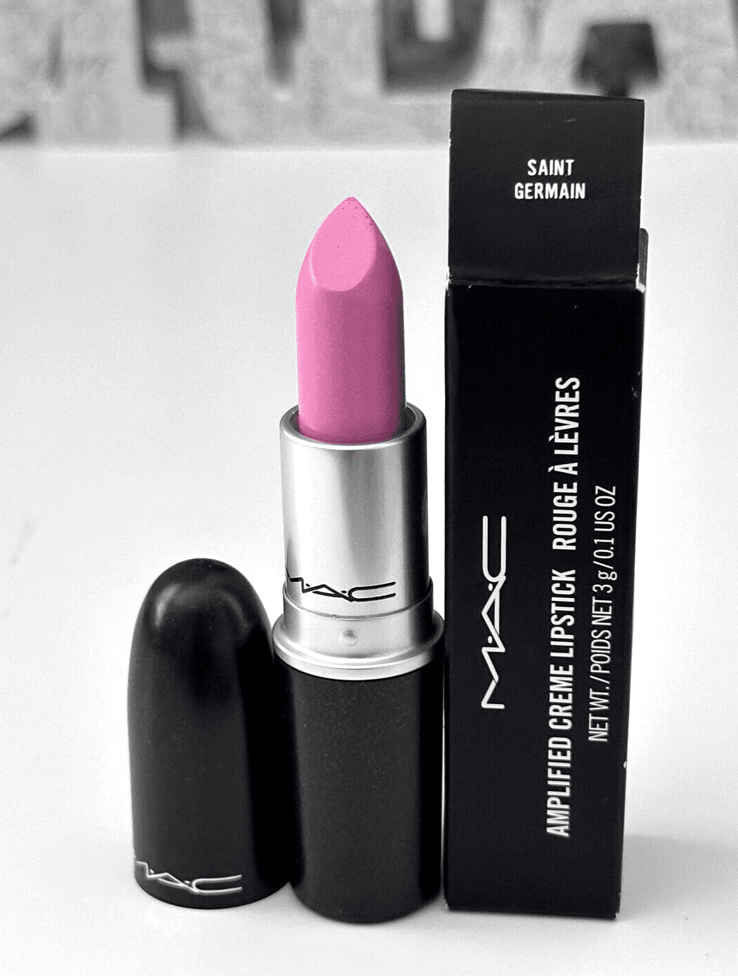 MAC Amplified Creme Lipstick, Saint Germain, 0.10 oz